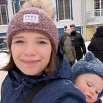 Mamalila WinterWander Navy Maternity and Babywearing Parka Mamalila at Little Zen One