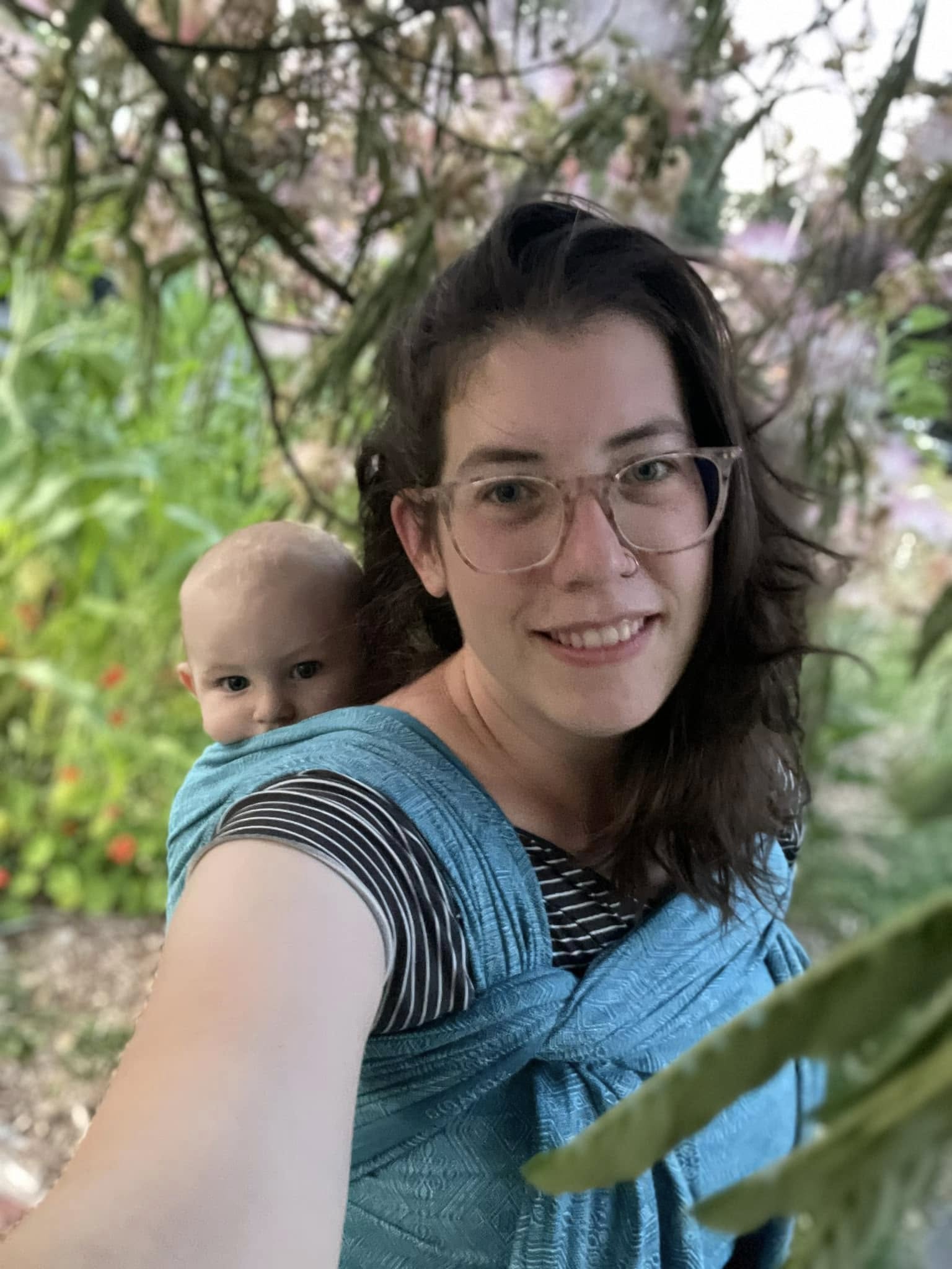 Mystic Petrol 1975 Woven Wrap by Didymos Didymos at Little Zen One