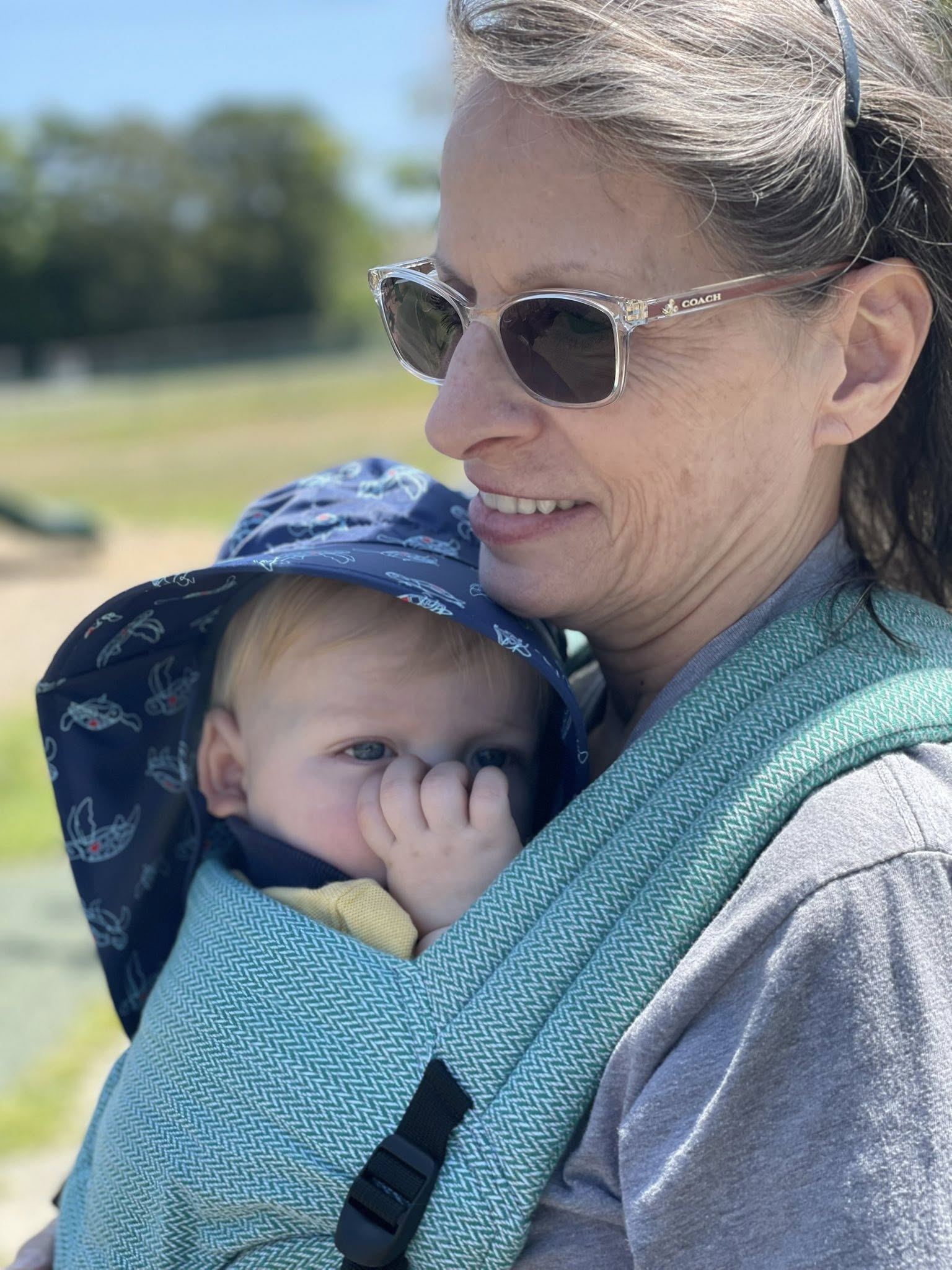 Ombre Green LennyLight Baby Carrier by LennyLamb LennyLamb at Little Zen One