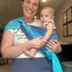 Starry Night Ocean Woven Wrap by Oscha Oscha at Little Zen One