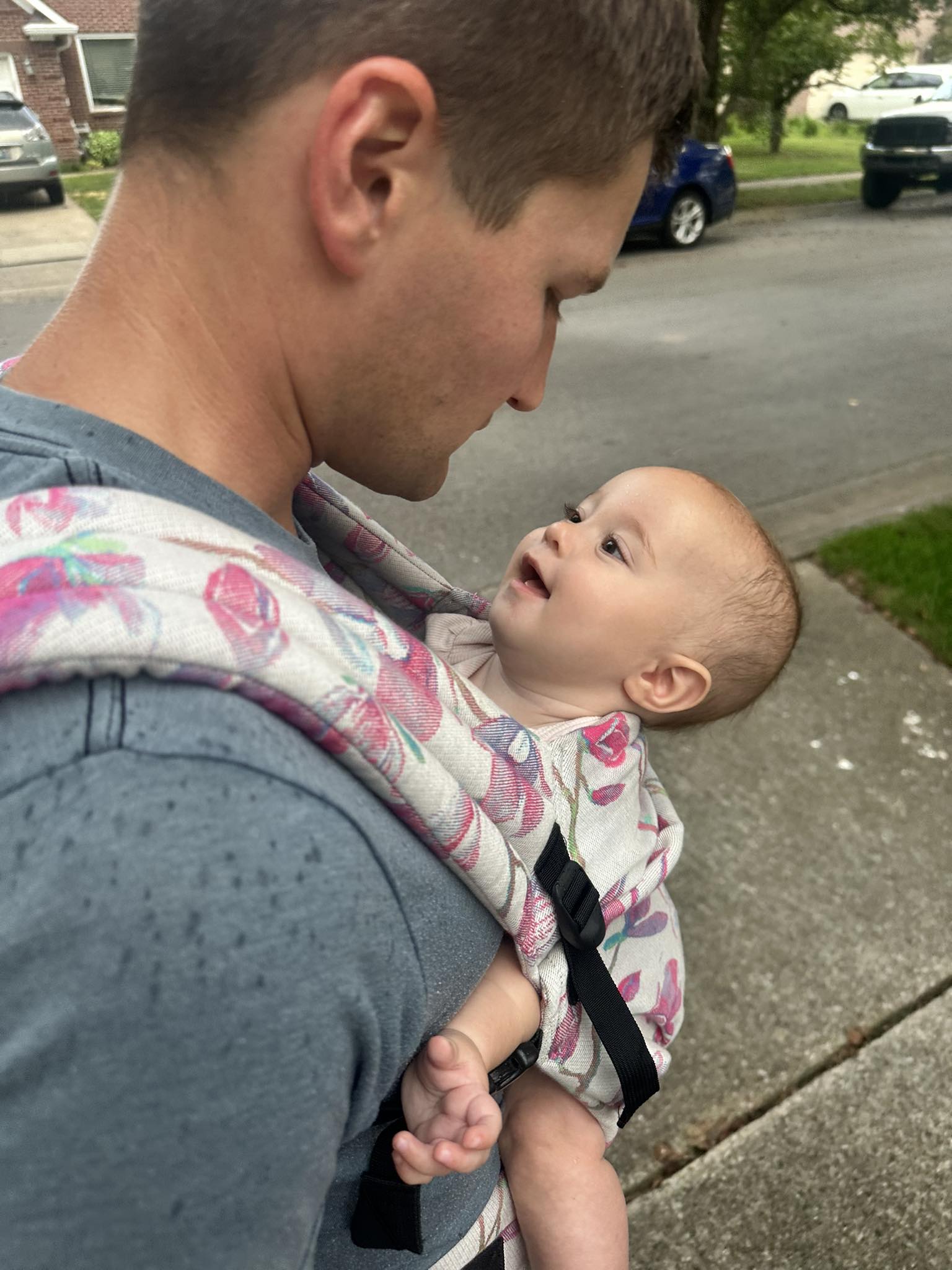 Magnolia LennyLight Baby Carrier by LennyLamb LennyLamb at Little Zen One