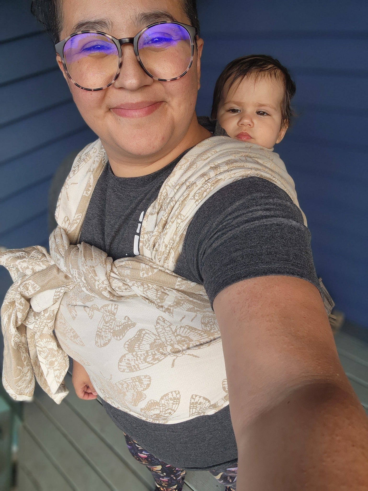 Queen of the Night Lumina Woven Wrap by LennyLamb LennyLamb at Little Zen One