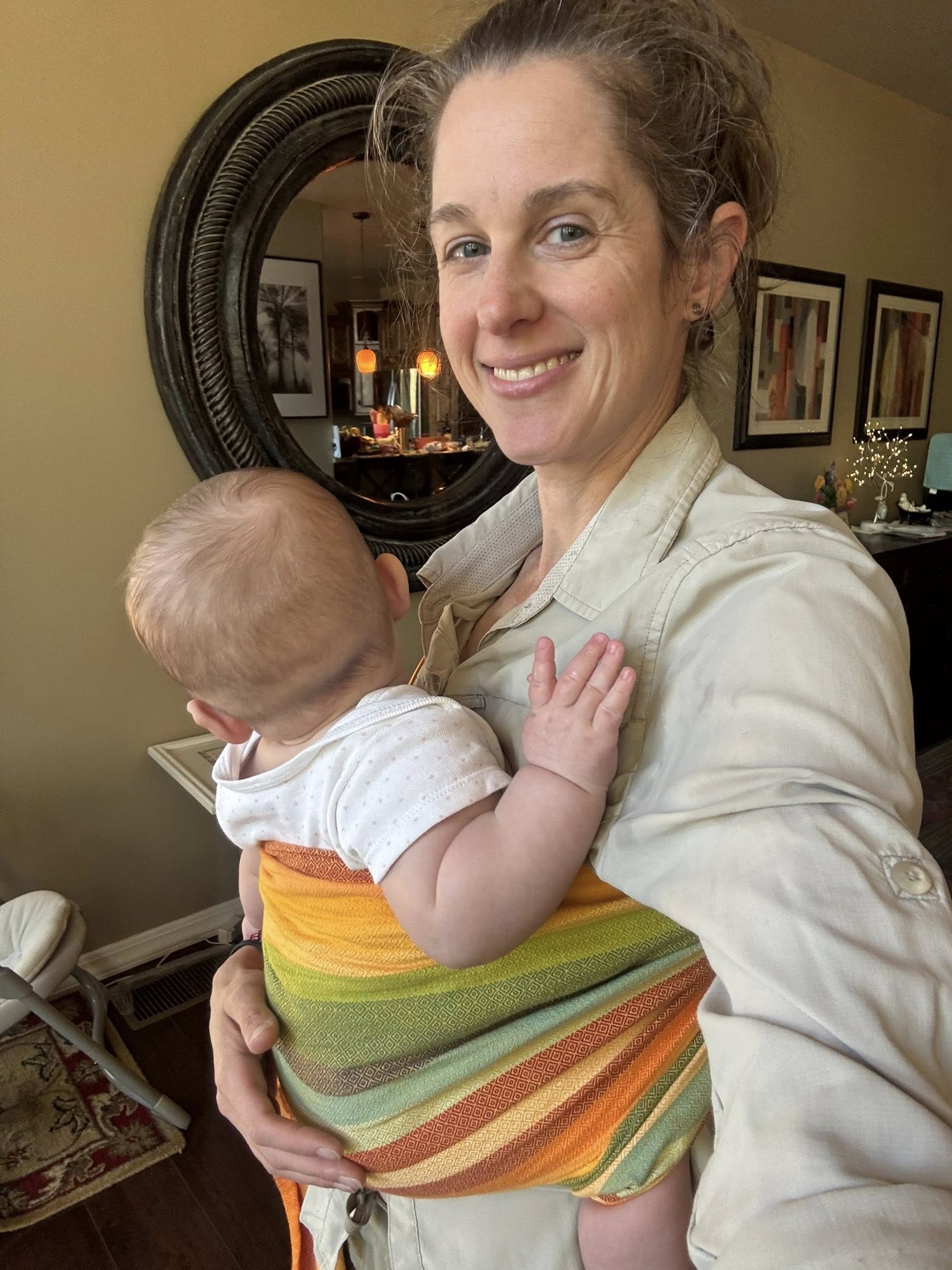 Alegria fusion de Oro Ring Sling by Girasol Girasol at Little Zen One