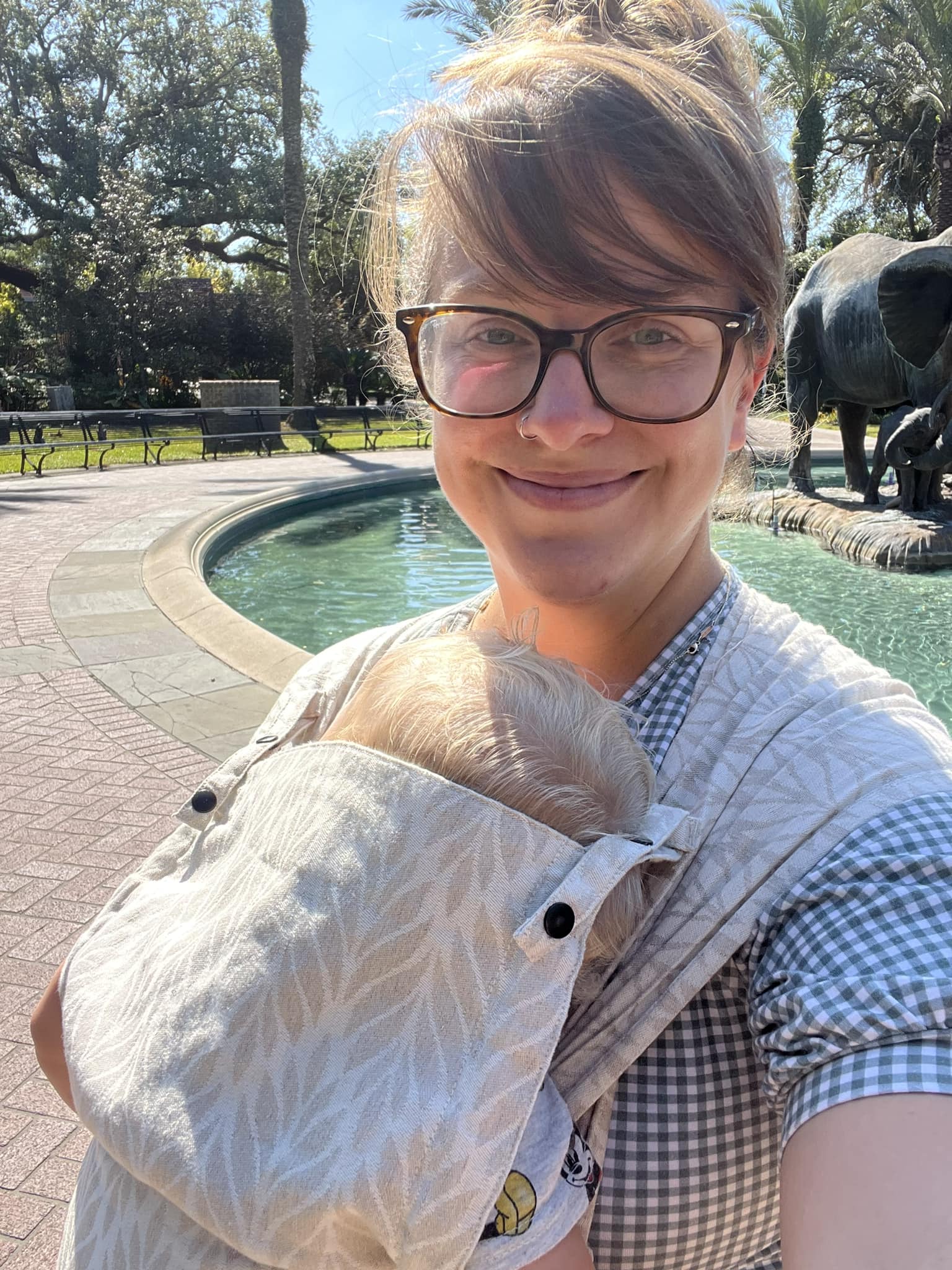 Trias Creme DidyKlick 4u Half Buckle by Didymos Didymos at Little Zen One