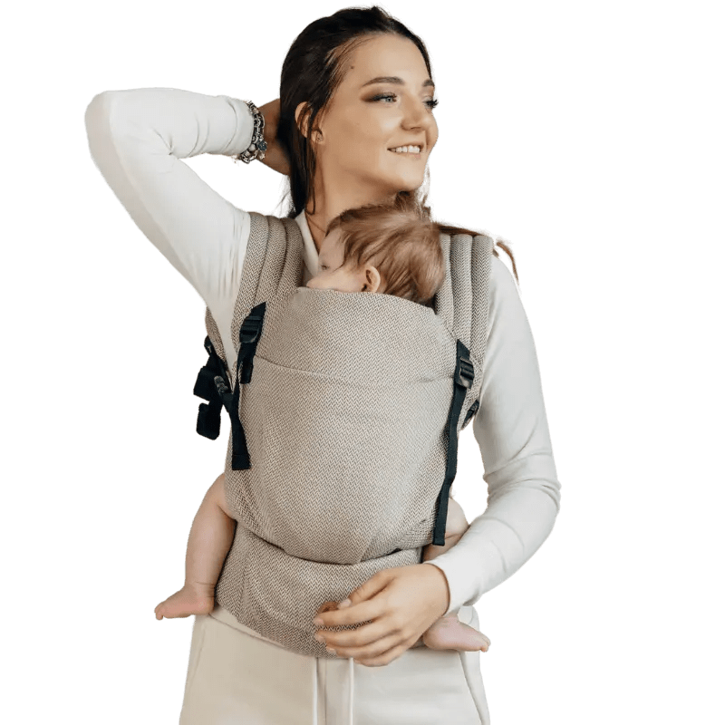 Almond LennyLight Baby Carrier by LennyLamb - Buckle CarrierLittle Zen One5907557782012