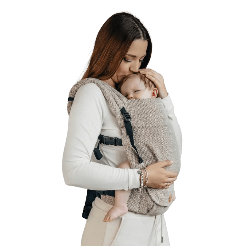 Almond LennyLight Baby Carrier by LennyLamb - Buckle CarrierLittle Zen One5907557782012