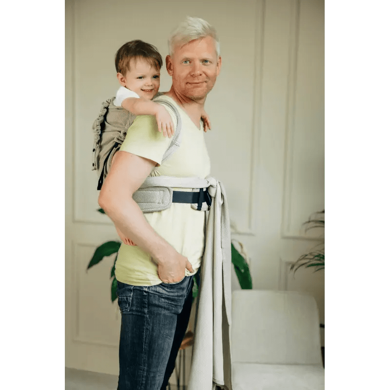 Almond Preschool LennyHybrid Half Buckle by LennyLamb - Half Buckle CarrierLittle Zen One5907557781404