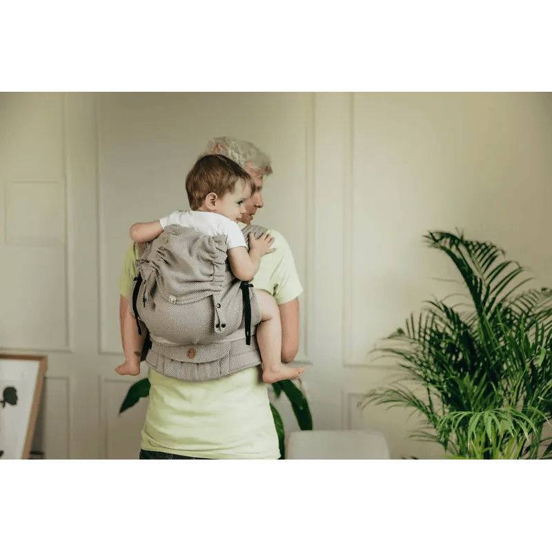 Almond Preschool LennyHybrid Half Buckle by LennyLamb - Half Buckle CarrierLittle Zen One5907557781404