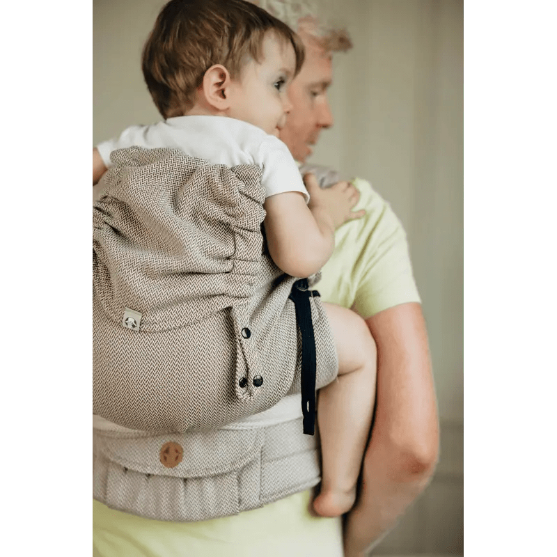 Almond Preschool LennyHybrid Half Buckle by LennyLamb - Half Buckle CarrierLittle Zen One5907557781404