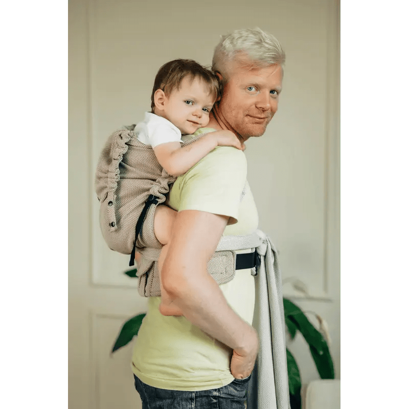 Almond Preschool LennyHybrid Half Buckle by LennyLamb - Half Buckle CarrierLittle Zen One5907557781404