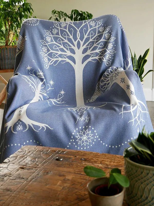 Ancients of Gondor Hith Cashwool Throw by Oscha Home Hobby