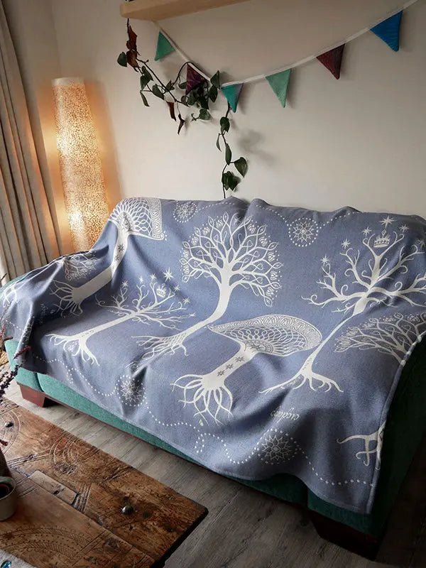 Ancients of Gondor Hith Cashwool Throw by Oscha Home Hobby