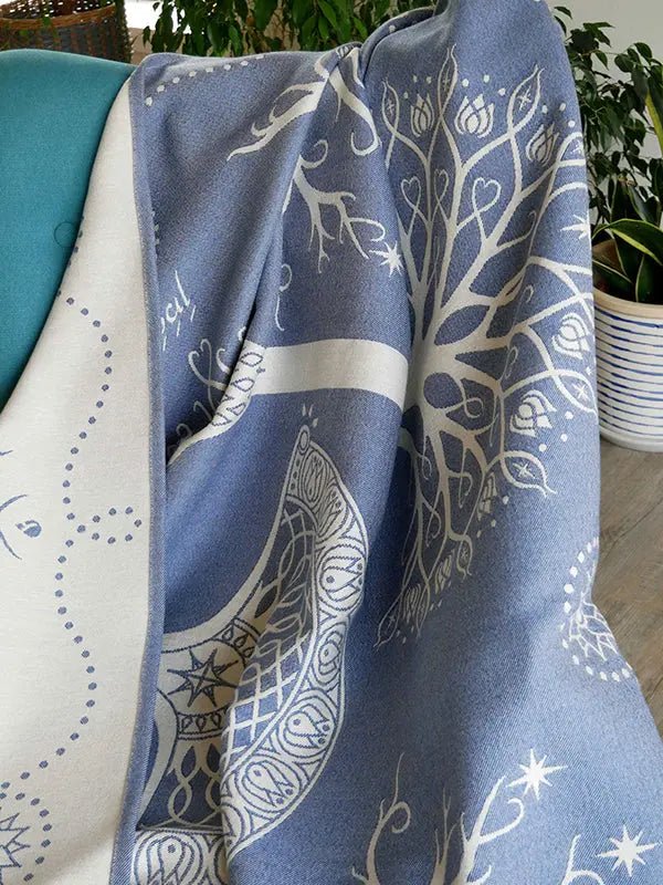 Ancients of Gondor Hith Cashwool Throw by Oscha Home Hobby