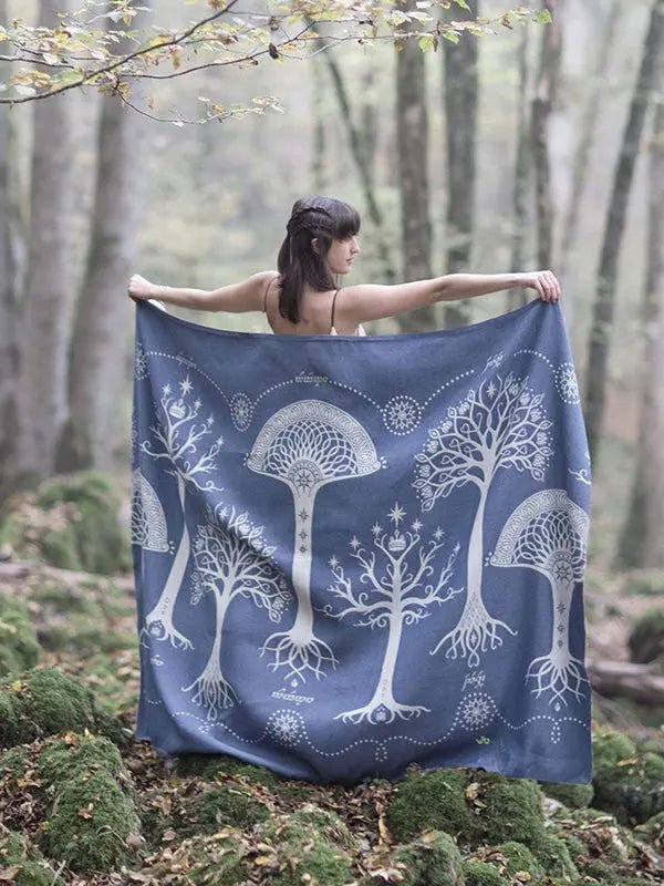 Ancients of Gondor Hith Cashwool Throw by Oscha Home Hobby
