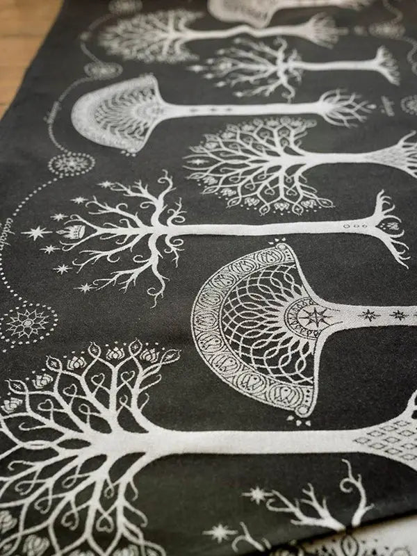 Ancients of Gondor Ithildin Fabric Piece by Oscha - FabricLittle Zen One111123256