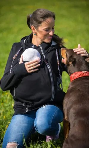 Angel Wings Babywearing Hoodie Black - Babywearing OuterwearLittle Zen One68643408