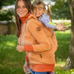 Angel Wings Babywearing Hoodie Cinnamon Babywearing Outerwear