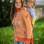 Angel Wings Babywearing Hoodie Cinnamon Babywearing Outerwear