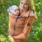 Angel Wings Babywearing Hoodie Cinnamon Babywearing Outerwear