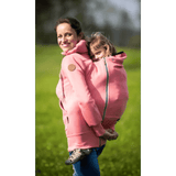 Angel Wings Babywearing Hoodie Coral Pink - Babywearing OuterwearLittle Zen One70189392