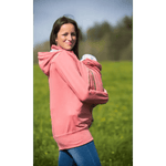 Angel Wings Babywearing Hoodie Coral Pink - Babywearing OuterwearLittle Zen One70189392
