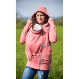 Angel Wings Babywearing Hoodie Coral Pink - Babywearing OuterwearLittle Zen One70189392