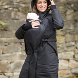 Angel Wings Babywearing Long Coat Black - Babywearing OuterwearLittle Zen One45925200