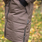 Angel Wings Babywearing Long Coat Brown Babywearing Outerwear