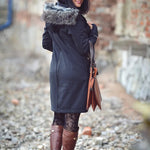 Angel Wings Babywearing Softshell Coat Black Babywearing Outerwear