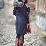 Angel Wings Babywearing Softshell Coat Black Babywearing Outerwear