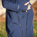 Angel Wings Babywearing Softshell Coat Navy Blue Angel Wings at Little Zen One