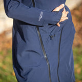 Angel Wings Babywearing Softshell Coat Navy Blue Angel Wings at Little Zen One
