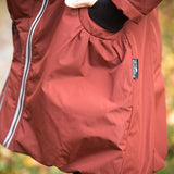 Angel Wings Babywearing Winter Coat Brick Angel Wings at Little Zen One