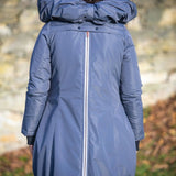 Angel Wings Babywearing Winter Coat Pewter Grey Babywearing Outerwear