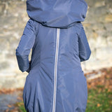 Angel Wings Babywearing Winter Coat Pewter Grey Babywearing Outerwear