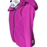Angel Wings Pink Babywearing Softshell Jacket Babywearing Outerwear