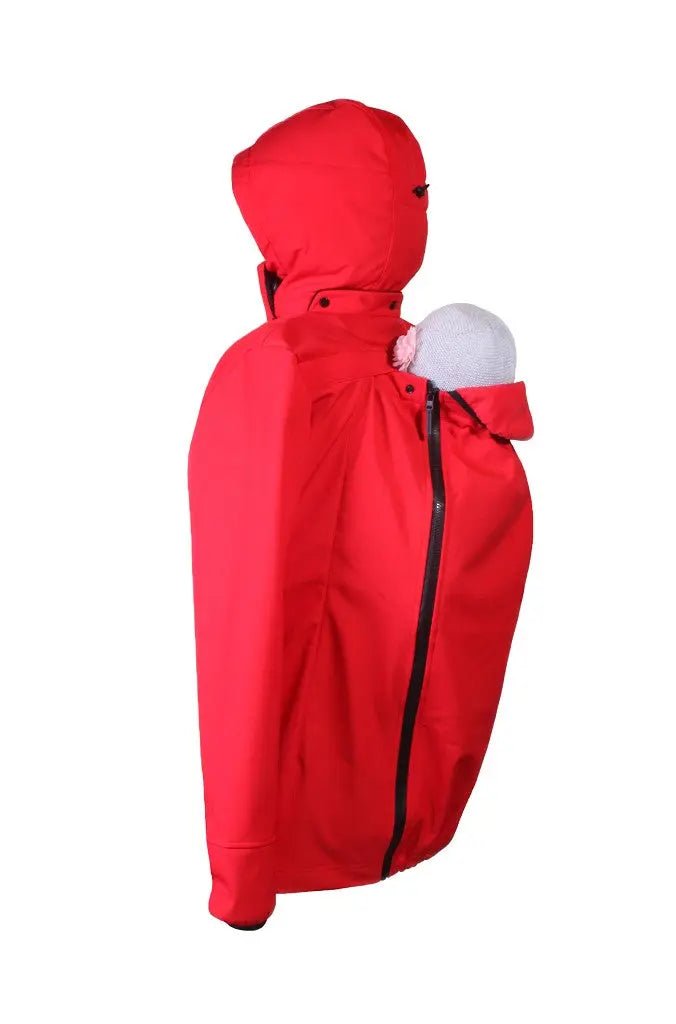 Angel Wings Red Babywearing Softshell Jacket Babywearing Outerwear