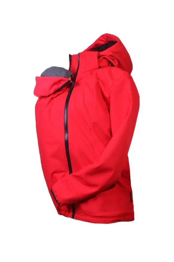 Angel Wings Red Babywearing Softshell Jacket - Babywearing OuterwearLittle Zen One53859664