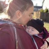 Angel Wings Babywearing Hoodie Bordeaux Angel Wings