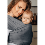 LennyLamb Anthracite stretchy baby wrap