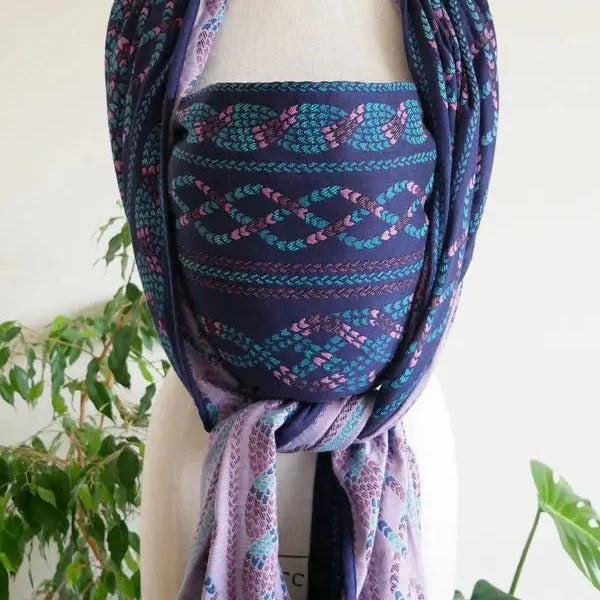 Aran Polar Lights Woven Wrap by Oscha - Woven WrapLittle Zen One92931152