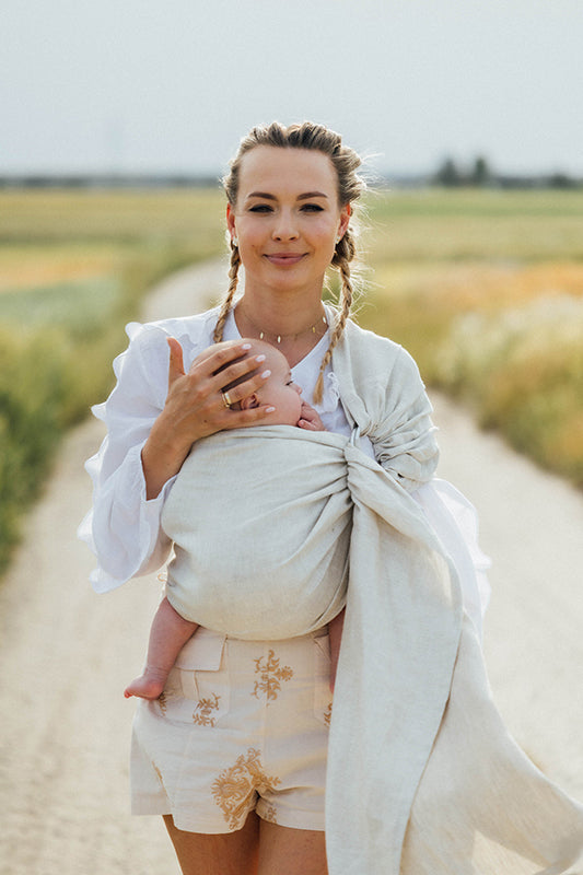 Arrow Whisper Ring Sling by LennyLamb LennyLamb at Little Zen One