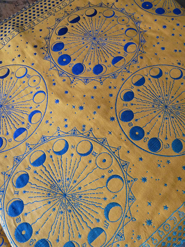 Augmenta Lunae Lineate 1m Fabric Piece by Oscha Oscha at Little Zen One