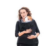 Babywearing Cover LennyLamb Softshell Black Babywearing Outerwear