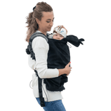 Babywearing Cover LennyLamb Softshell Black Babywearing Outerwear