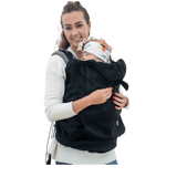 Babywearing Cover LennyLamb Softshell Black - Babywearing OuterwearLittle Zen One17814864