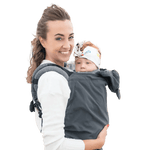 Babywearing Cover LennyLamb Softshell Grey Babywearing Outerwear