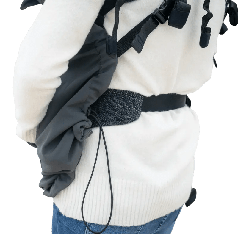 Babywearing Cover LennyLamb Softshell Grey Babywearing Outerwear