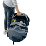 Babywearing Cover LennyLamb Softshell Grey Babywearing Outerwear