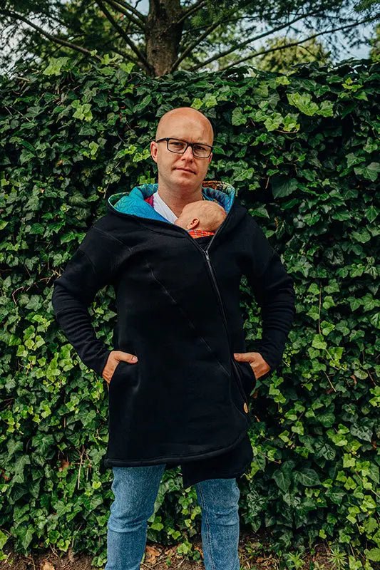 Babywearing Hoodie Rainbow Lotus